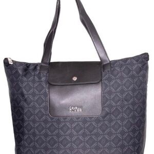 New With Tags-Cavalli Class by Roberto Cavalli Black Geometric Tote